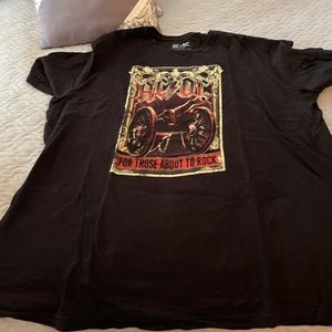 Big men’s 5xl Ac/Dc tee